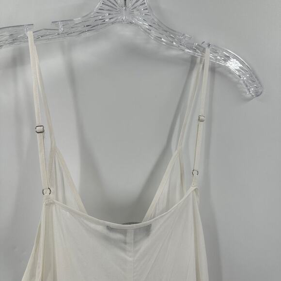 NWT Lulus White Adjustable Strap V-Neck Side Tie Wrap Cami Top Size Large - Picture 8 of 11